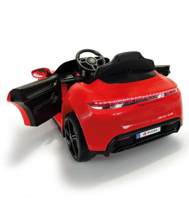 Porsche Taycan 12V Red Electric Car