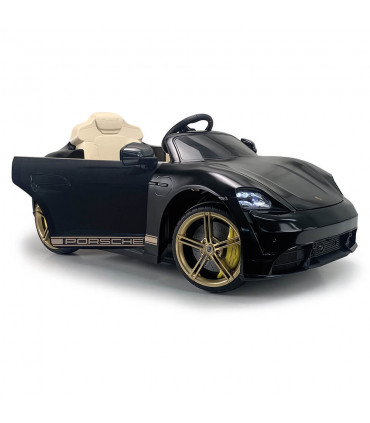 Auto Elettrica Porsche Taycan 12V Nero