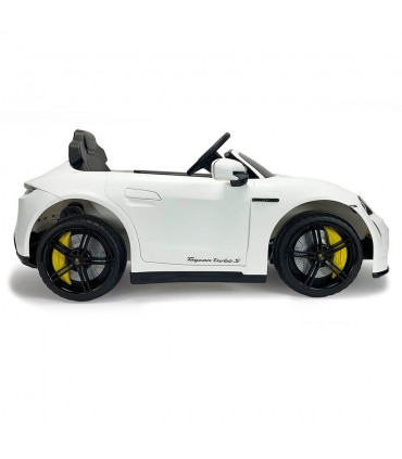 Elektroauto Porsche Taycan 12V Weiß