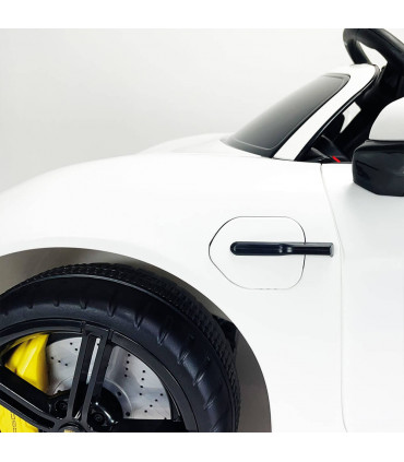 Coche Eléctrico Porsche Taycan 12V Blanco