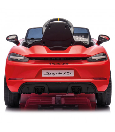 Porsche Spyder Electric Car 12V Red