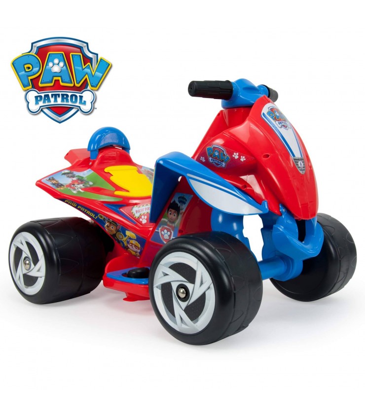 paw patrol 6 volt marshall quad ride on