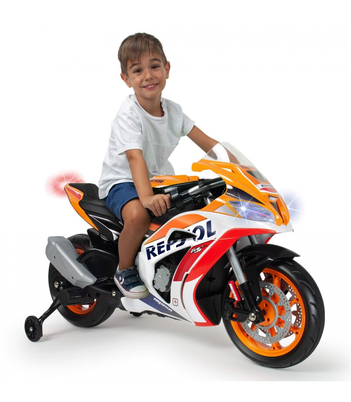 Moto eléctrica infantil para niños mayores de 3 años con 3 r
