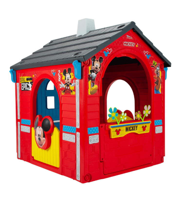 Mickey Mouse Toy House Red Colour by Injusa