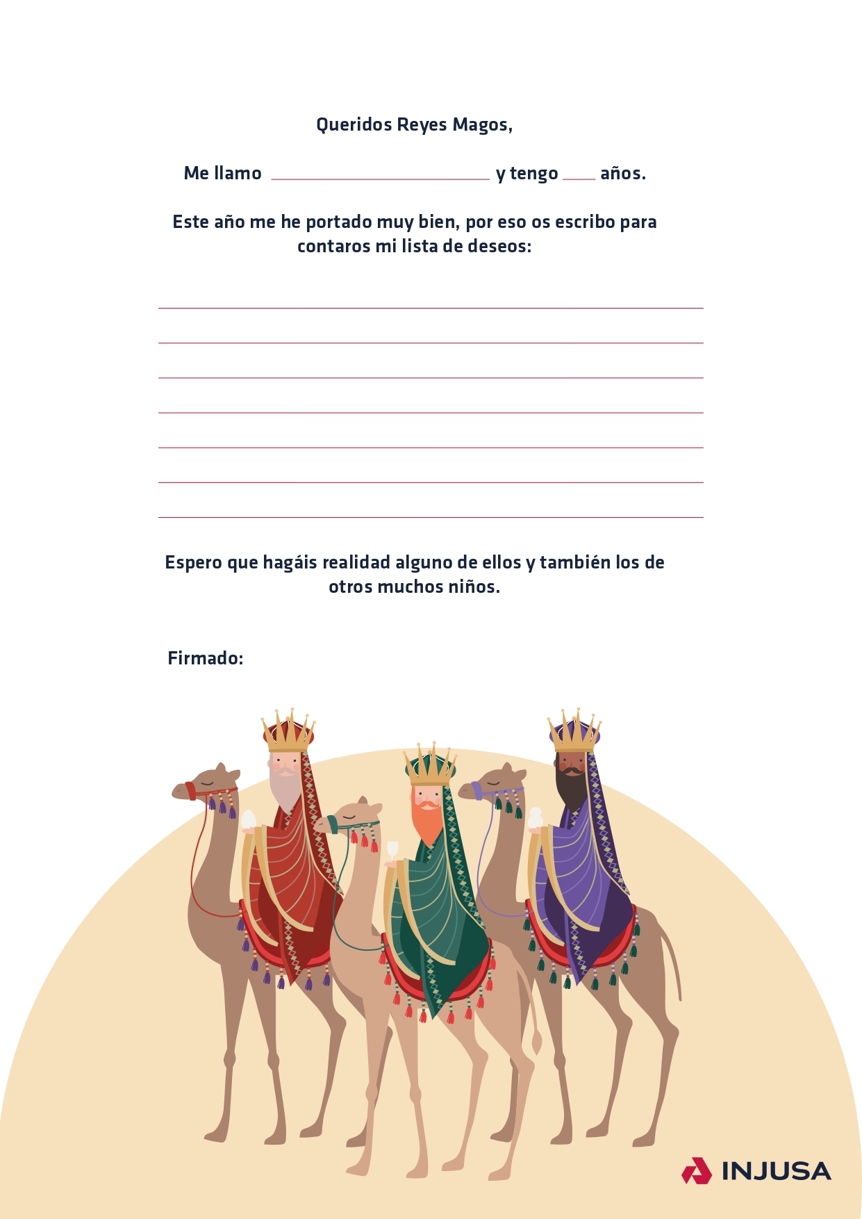 carta reyes magos